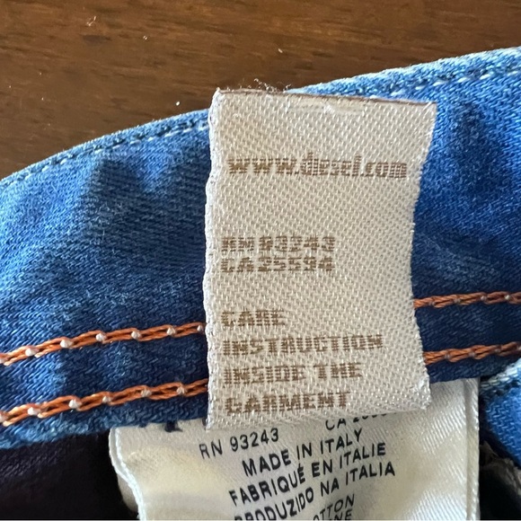 Diesel Co Men’s Narrot Carrot Regular 0812W Denim Jeans-Size 30 - Picture 11 of 12